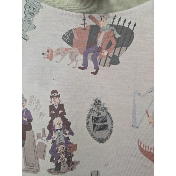 Disney Haunted Mansion Short Sleeve Oversized Sleep Shirt Adult Medium - Picture 4 of 6